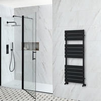 Scaldasalviette di Design Nero Opaco - Lustro