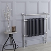 Scaldasalviette di Design Tradizionale - Termoarredo Bagno Antracite - 930 x 790mm - 944 Watt - Elizabeth