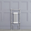 Scaldasalviette di Design Tradizionale - Termoarredo Bagno Bianco - 930 x 452mm - 437 Watt - Elizabeth