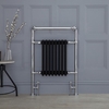 Scaldasalviette di Design Tradizionale - Termoarredo Bagno Nero - 960 x 675 x 230mm - 680 Watt - Elizabeth