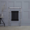 Scaldasalviette di Design Tradizionale - Termoarredo Bagno Nero - 960 x 675mm - 680W- Elizabeth