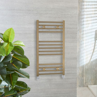 Scaldasalviette Diritto in Ottone Naturale - 1000mm x 500mm