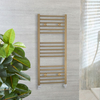 Scaldasalviette Diritto in Ottone Naturale - 1200mm x 500mm
