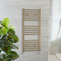 Scaldasalviette Diritto in Ottone Naturale - 1200mm x 500mm