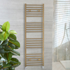 Scaldasalviette Diritto in Ottone Naturale - 1600mm x 500mm