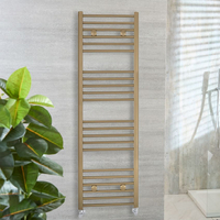 Scaldasalviette Diritto in Ottone Naturale - 1600mm x 500mm