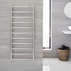 Scaldasalviette Elettrico a Scaletta - Termoarredo Bagno Acciaio Inossidabile - 300W - 1200 x 500mm - Quo