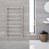 Scaldasalviette Elettrico a Scaletta - Termoarredo Bagno Acciaio Inossidabile - 300W - 1200 x 600mm - Quo