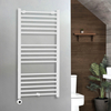 Scaldasalviette Elettrico con Elemento Riscaldante Termostatico con Presa Elettrica - 1200mm x 600mm - Bianco – Ive - ECOSO by Hudson Reed