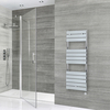 Scaldasalviette Elettrico Cromato - Termoarredo Bagno di Design 400W - 1213 x 450mm - Lustro