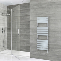 Scaldasalviette Elettrico Cromato - Termoarredo Bagno di Design 400W - 1213 x 450mm - Lustro