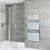 Scaldasalviette Elettrico Cromato - Termoarredo Bagno di Design 400W - 1213 x 600mm - Lustro