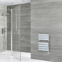 Scaldasalviette Elettrico Cromato - Termoarredo Bagno di Design 400W - 620 x 400mm - Lustro
