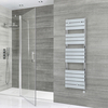 Scaldasalviette Elettrico Cromato - Termoarredo Bagno di Design 600W - 1512 x 450mm - Lustro