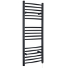 Scaldasalviette Elettrico Curvo - Termoarredo Bagno Antracite - 300W - 1200 x 500mm – Artle