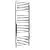 Scaldasalviette Elettrico Curvo - Termoarredo Bagno Cromato - 1600 x 500mm - 400W - Kent
