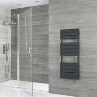 Scaldasalviette Elettrico di Design Antracite - Scelta di Misure,  Elemento Riscaldante e Copricavo - Lustro