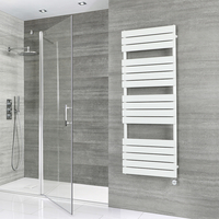 Scaldasalviette Elettrico di Design Bianco con Elemento Termostatico - Pannelli Piatti - 1500 x 600mm - Lustro