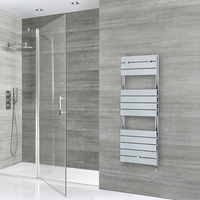Scaldasalviette Elettrico di Design Cromato - Scelta di Misure,  Elemento Riscaldante e Copricavo - Lustro