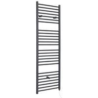 Scaldasalviette Elettrico Piatto 1000W - Termoarredo Bagno Antracite - 1800 x 600mm - Artle