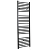 Scaldasalviette Elettrico Piatto 1000W - Termoarredo Bagno Nero - 1800 x 500mm - Nero