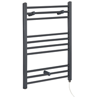 Scaldasalviette Elettrico Piatto 200W - Termoarredo Bagno Antracite - 800 x 500mm - Artle