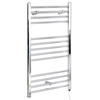 Scaldasalviette Elettrico Piatto 200W - Termoarredo Bagno Cromato - 1000 x 400mm - Kent