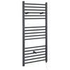 Scaldasalviette Elettrico Piatto 300W - Termoarredo Bagno Antracite - 1200 x 400mm - Artle