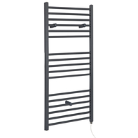 Scaldasalviette Elettrico Piatto 300W - Termoarredo Bagno Antracite - 1200 x 400mm - Artle