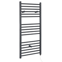 Scaldasalviette Elettrico Piatto 300W - Termoarredo Bagno Antracite - 1200 x 600mm - Artle