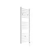 Scaldasalviette Elettrico Piatto 300W - Termoarredo Bagno Bianco - 1200 x 400mm - Ive
