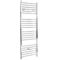 Scaldasalviette Elettrico Piatto 300W - Termoarredo Bagno Cromato - 1600 x 400mm - Kent