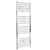 Scaldasalviette Elettrico Piatto 400W - Termoarredo Bagno Cromato - 1600 x 500mm - Kent
