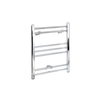 Scaldasalviette Elettrico Piatto 400W - Termoarredo Bagno Cromato - 600 x 400mm - Kent