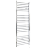 Scaldasalviette Elettrico Piatto 600W - Termoarredo Bagno Cromato - 1600 x 600mm - Kent