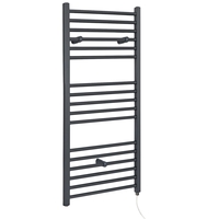 Scaldasalviette Elettrico Piatto Antracite - Termoarredo Bagno in Varie Dimensioni - Artle