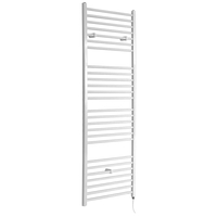 Scaldasalviette Elettrico Piatto Bianco - Termoarredo Bagno in Varie Dimensioni - Ive