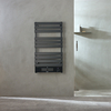 Scaldasalviette Elettrico Smart con Ventola - Antracite - 1000mm x 500mm - con Presa Elettrica