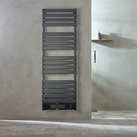 Scaldasalviette Elettrico Smart con Ventola - Antracite - 1600mm x 500mm - con Presa Elettrica