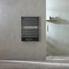 Scaldasalviette Elettrico Smart con Ventola - Antracite - 800mm x 500mm - con Presa Elettrica