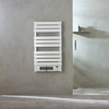 Scaldasalviette Elettrico Smart con Ventola - Bianco - 1000mm x 500mm - con Presa Elettrica