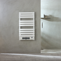 Scaldasalviette Elettrico Smart con Ventola - Bianco - 1000mm x 500mm - con Presa Elettrica