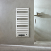 Scaldasalviette Elettrico Smart con Ventola - Bianco - 1200mm x 500mm - con Presa Elettrica