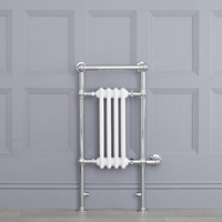 Scaldasalviette Elettrico Tradizionale - Termoarredo Bagno 400W - Bianco - 930 x 452mm - Elizabeth