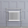 Scaldasalviette Elettrico Tradizionale - Termoarredo Bagno 800W - Colore Bianco - 930 x 790mm - Elizabeth