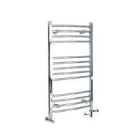 Scaldasalviette Misto Curvo - Termoarredo Bagno Cromato - 1000 x 600mm - 369W - Kent
