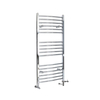 Scaldasalviette Misto Curvo - Termoarredo Bagno Cromato - 1200 x 500mm - 393W - Kent