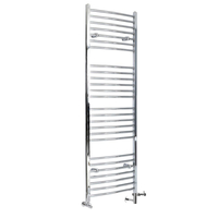 Scaldasalviette Misto Curvo - Termoarredo Bagno Cromato - 1800 x 500mm - 610W - Kent