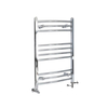 Scaldasalviette Misto Curvo - Termoarredo Bagno Cromato - 800 x 500mm - 252W - Kent