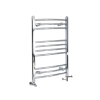 Scaldasalviette Misto Curvo - Termoarredo Bagno Cromato - 800 x 500mm - 252W - Kent
